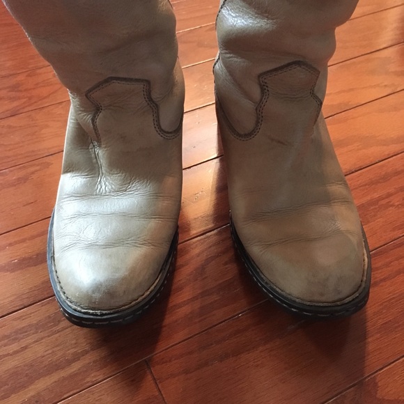 Born Shoes Born Leather Cowboy Boots Rubber Sole Poshmark